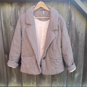 Free People Houndstooth Jacket